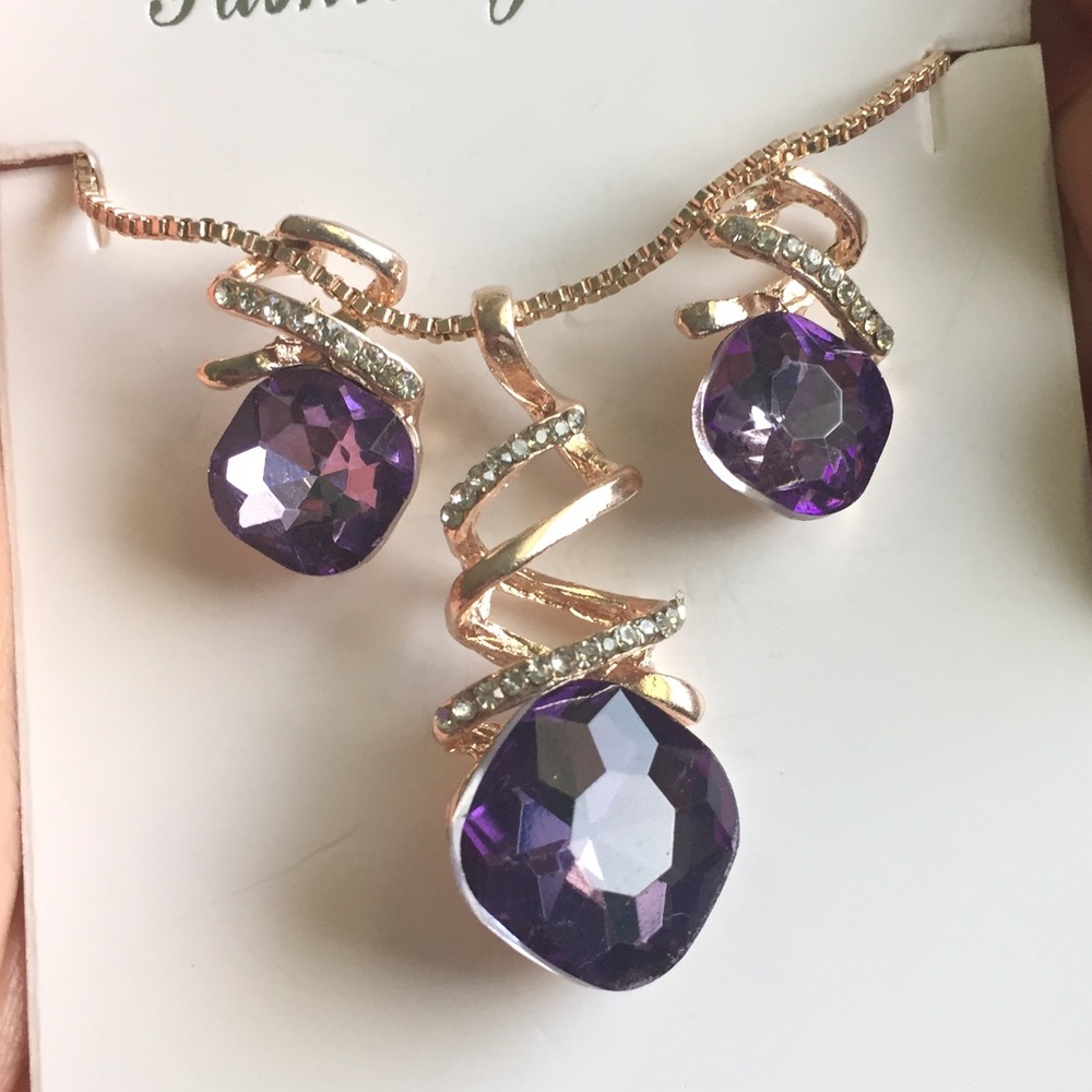 Austrian Crystal jewelry set
